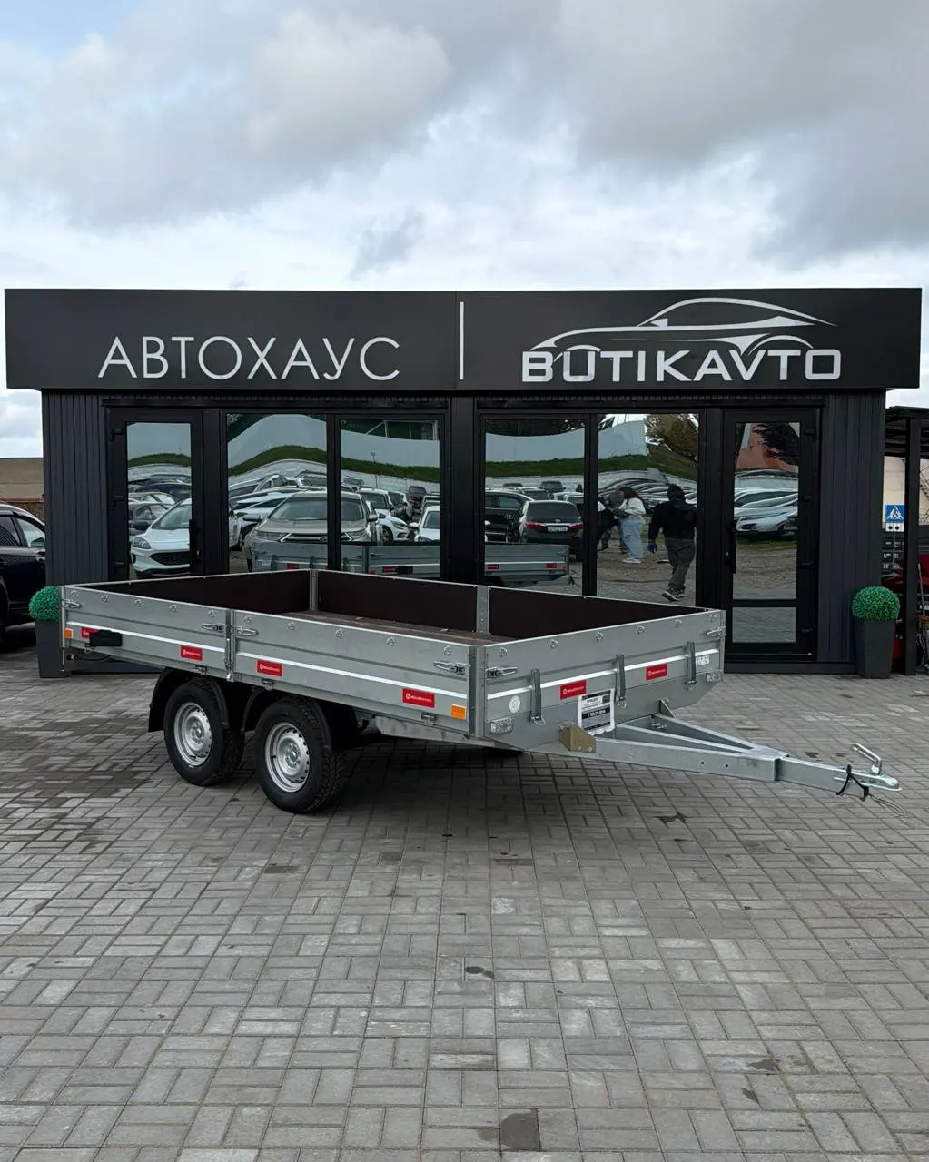 Прицеп для автомобиля MULLERWAGEN 2035 X2 PLAT Борт 320(мм)